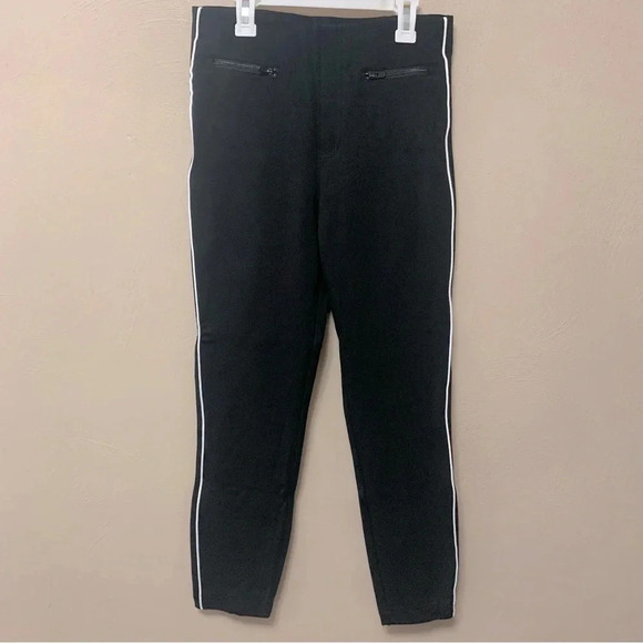 Spanx Perfect Pant in Ankle Piped Skinny Black Size Medium - Picture 5 of 13